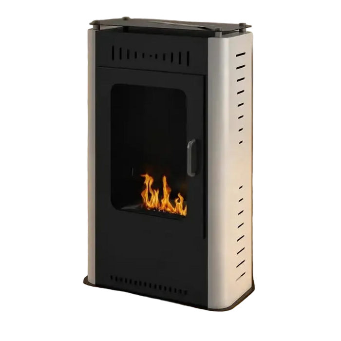 Cheminée éthanol sur pied forme S 82 cm