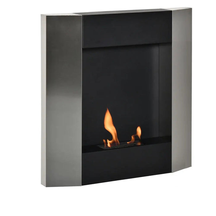Cheminée bioéthanol murale carrée 72 cm
